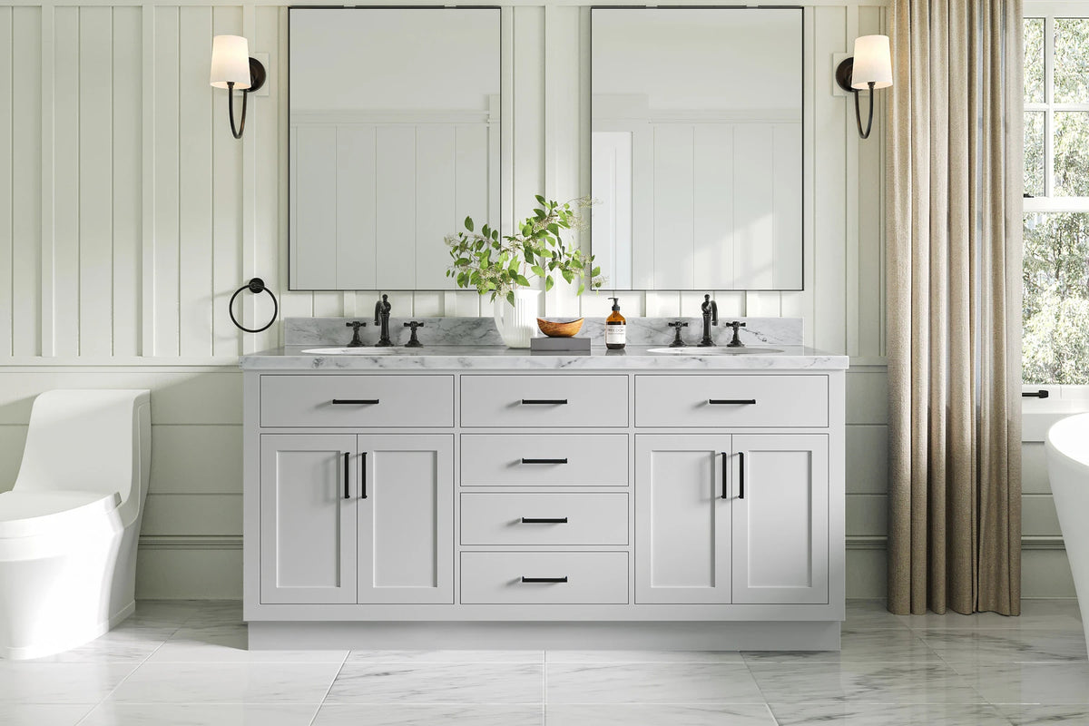 Ariel hepburn  71-72 in. double sink base cabinet