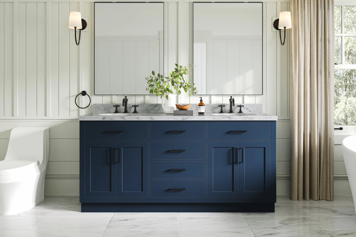 Ariel hepburn  71-72 in. double sink base cabinet